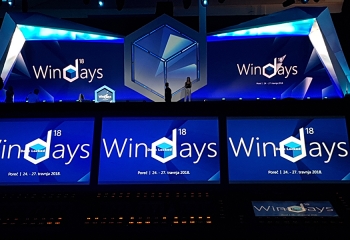 Technical production for WinDays - aftermovie 2019