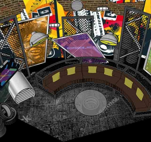 TV studio POP ROCK